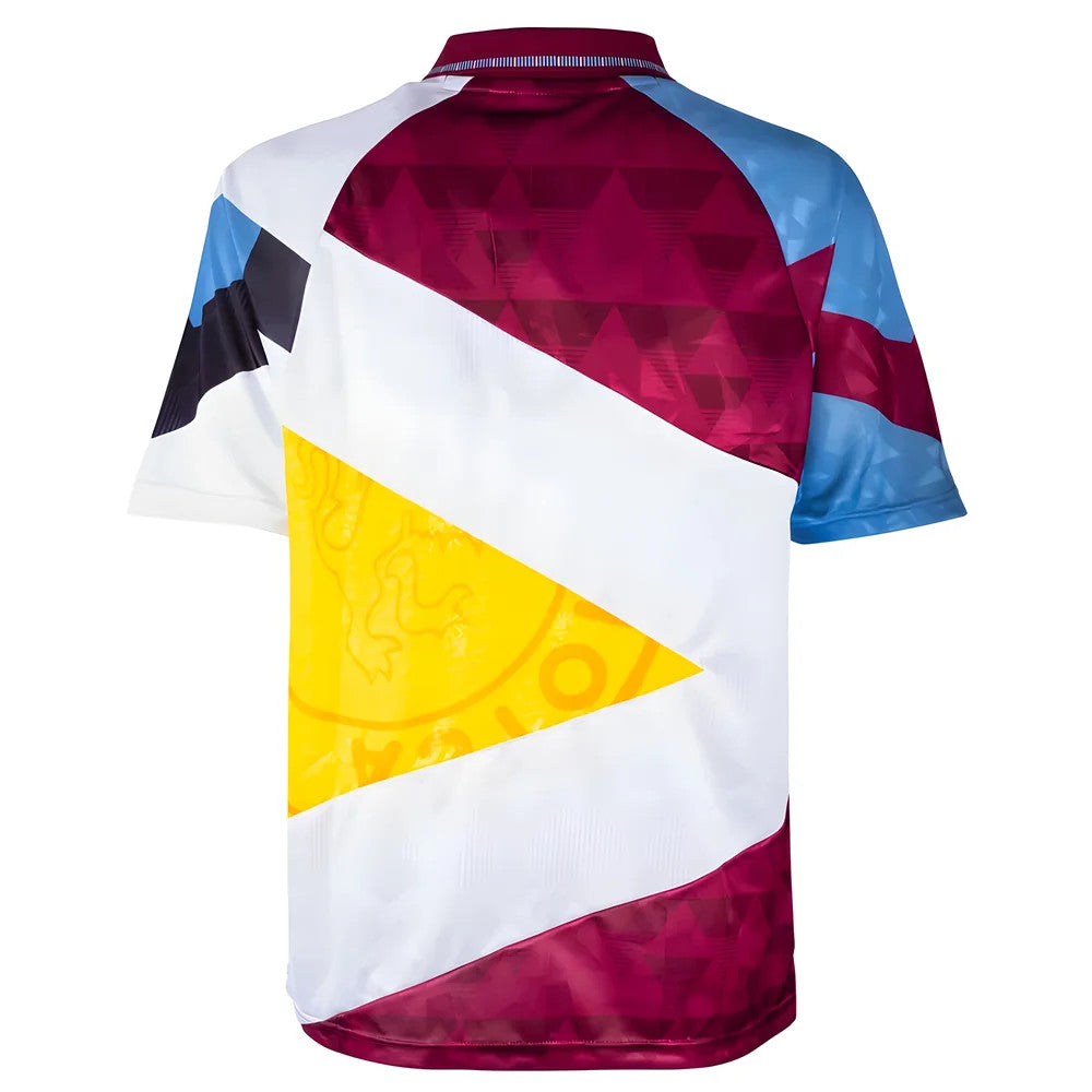 Aston Villa 1990 Mash Up Retro Football Shirt (Your Name)_4