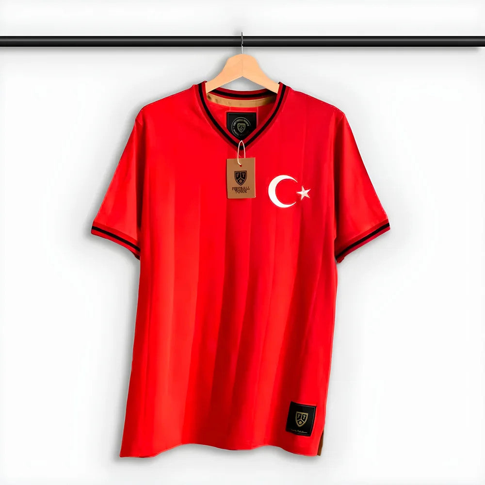 Turkey Ay-Yildizililar Home Retro Football Shirt_0