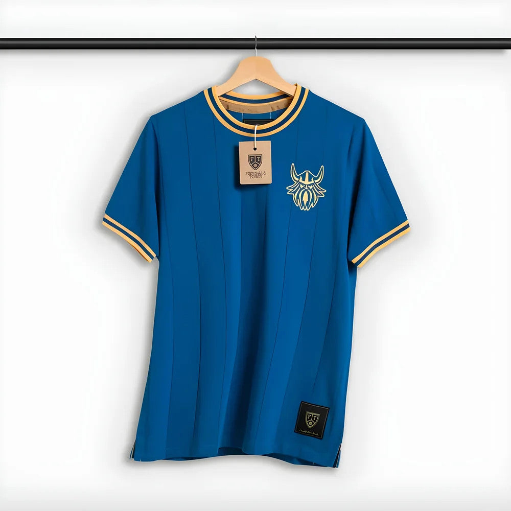 Sweden Blagult Away Retro Football Shirt_0