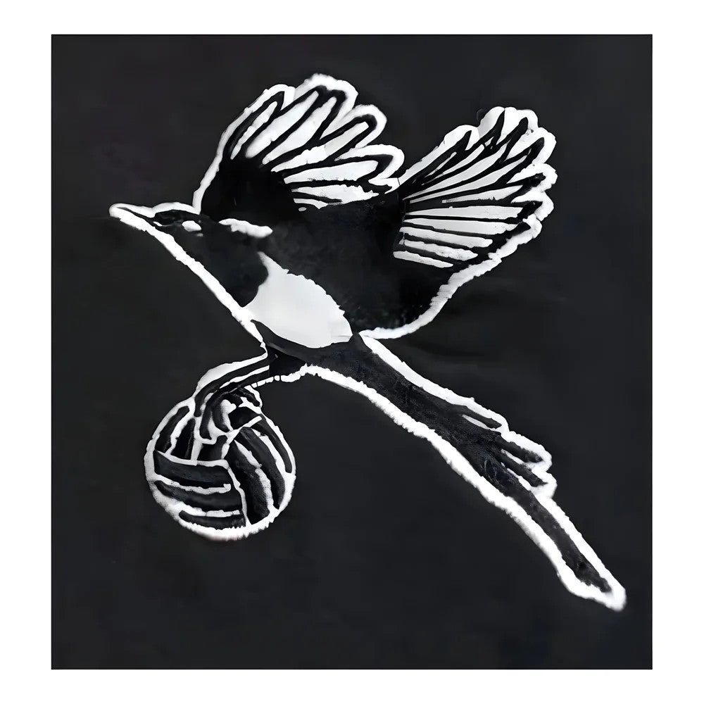 Newcastle Shearer The Magpie 9 Retro Shirt (Black)_1