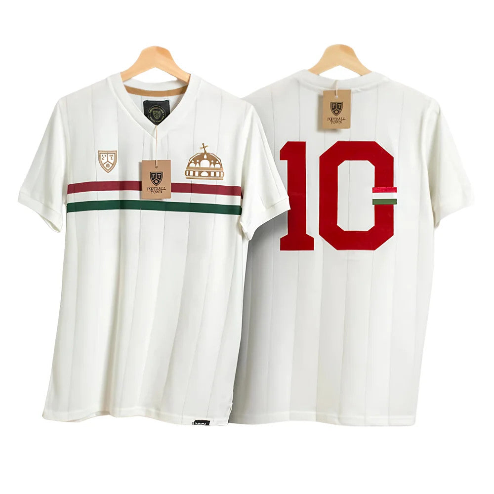 Hungary Away Tribute Öcsi Puskas Retro Shirt_0