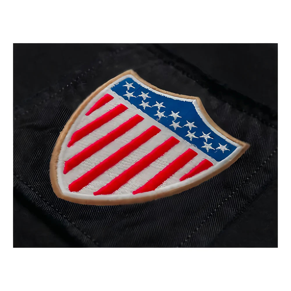 USA The Yanks Black Number 10 LS Retro Shirt_1