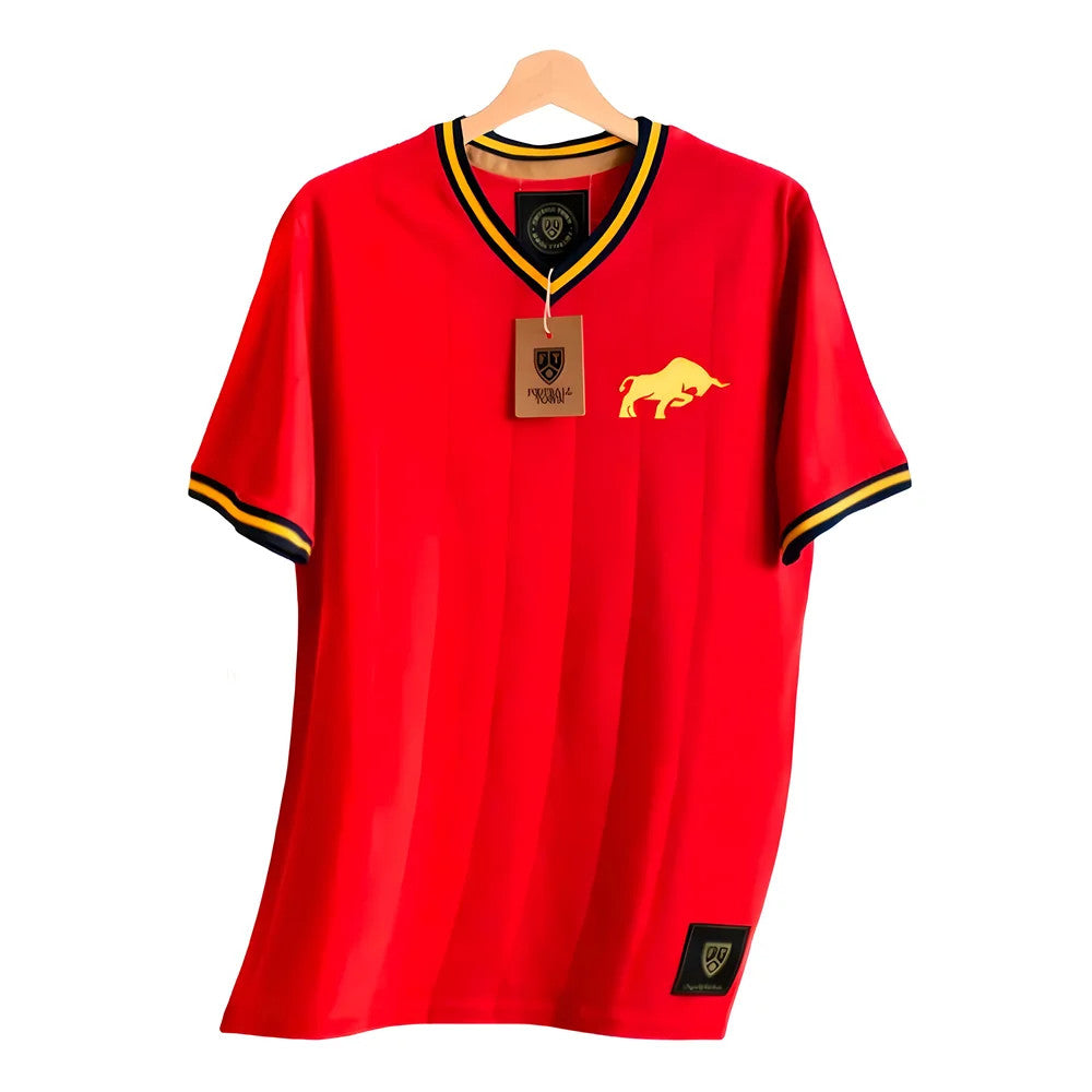 Spain El Toro Home Retro Football Shirt_0