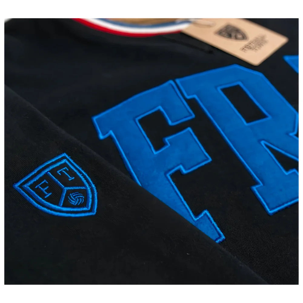 France Retro Football Sweatshirt (Black)_1