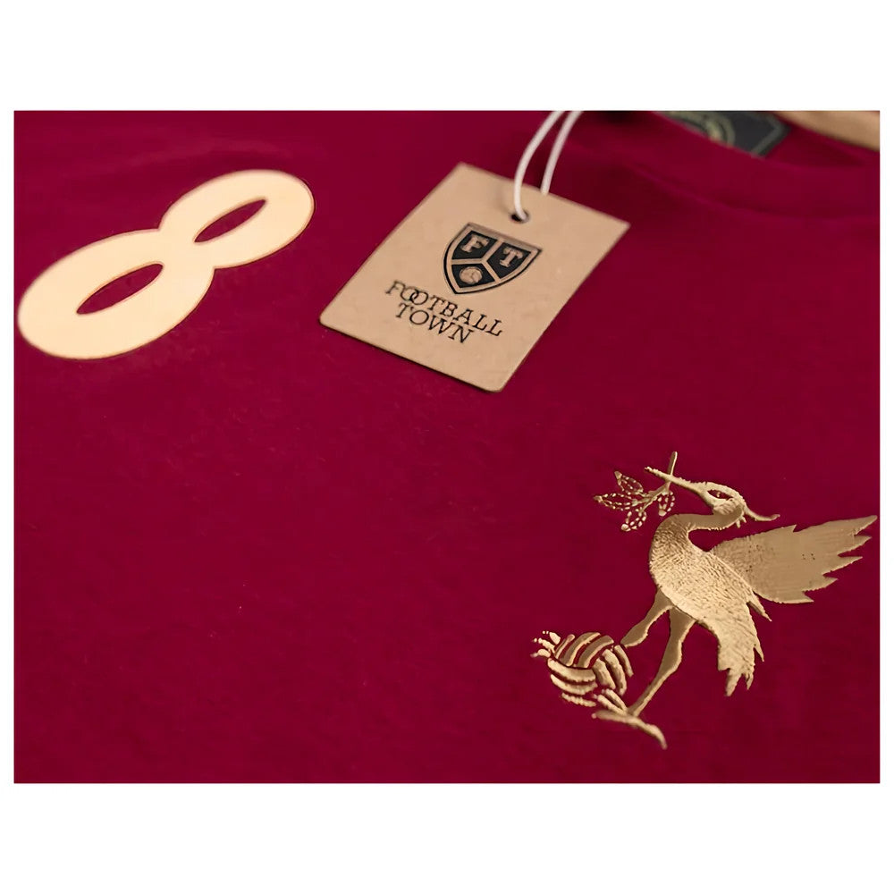 The Bird Steven Gerrard Bordeaux 8 Retro T-Shirt_1