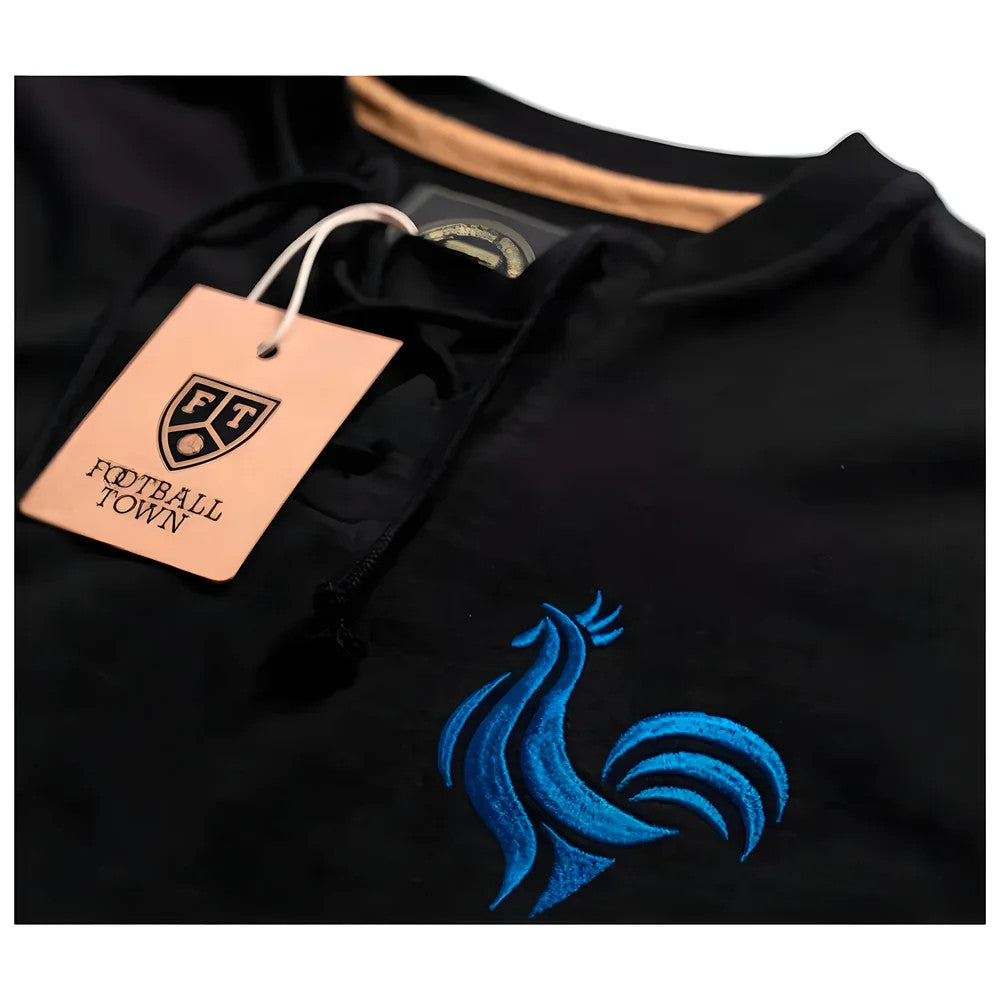 France Retro Shirt Black Les Bleus_1