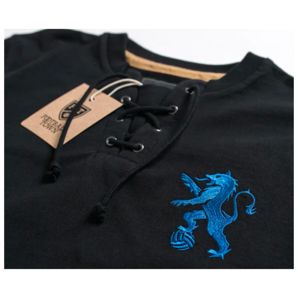 Scotland Retro Shirt Black The Rampant Lion_1