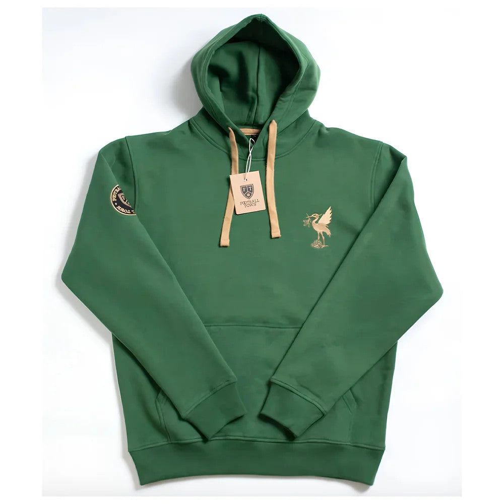 Liverpool Retro Hoodie The Bird Green_0