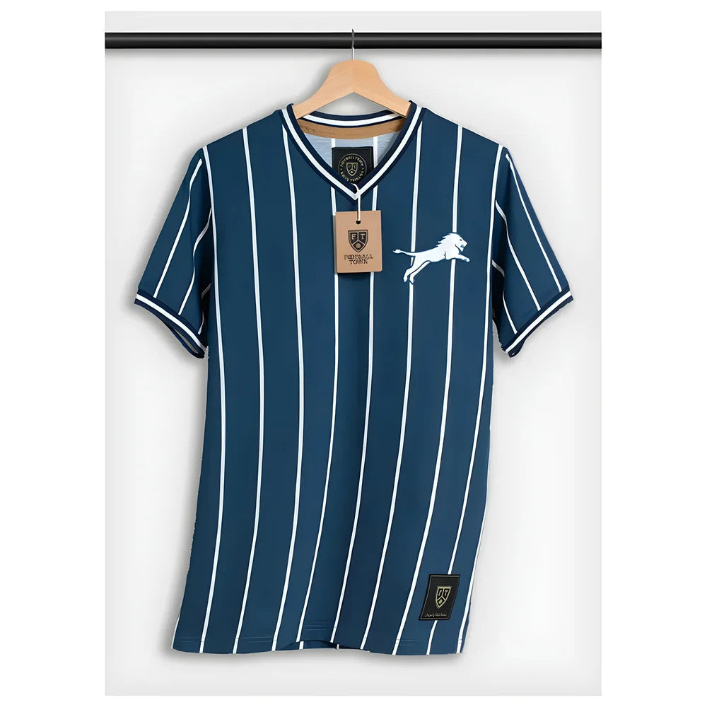 Millwall The Leaping Lion Home Retro Football Shirt_0