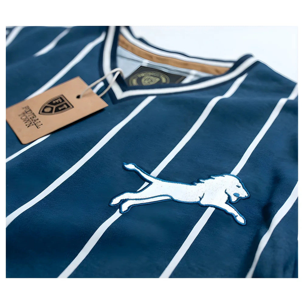Millwall The Leaping Lion Home Retro Football Shirt_1