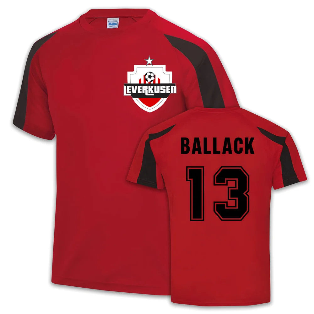 Bayer Leverkusen Sports Training Jersey (Michael Ballack 13)_0