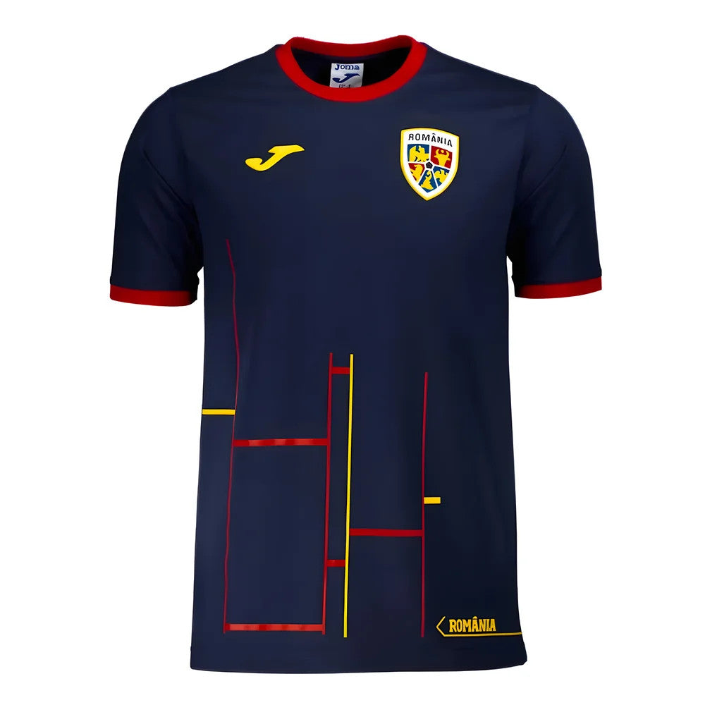2024-2025 Romania Presentation S/S T-shirt (Navy)_0