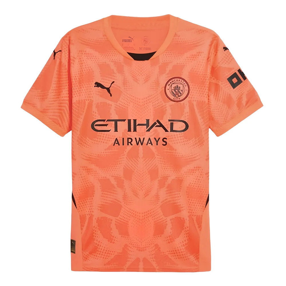 2024-2025 Man City Home Goalkeeper Shirt (Neon Sun) (Ederson M. 31)_3