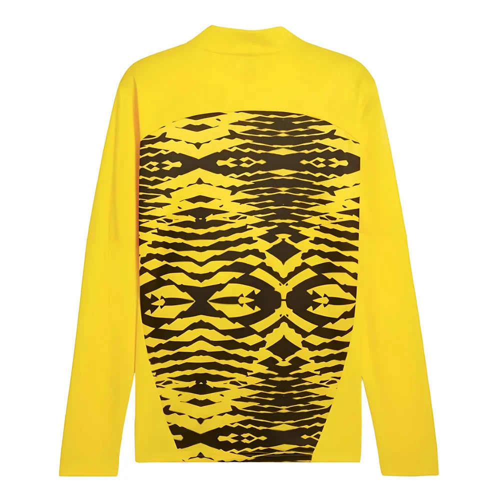 2024-2025 Borussia Dortmund Prematch 1/4 Zip Top (Yellow)_1
