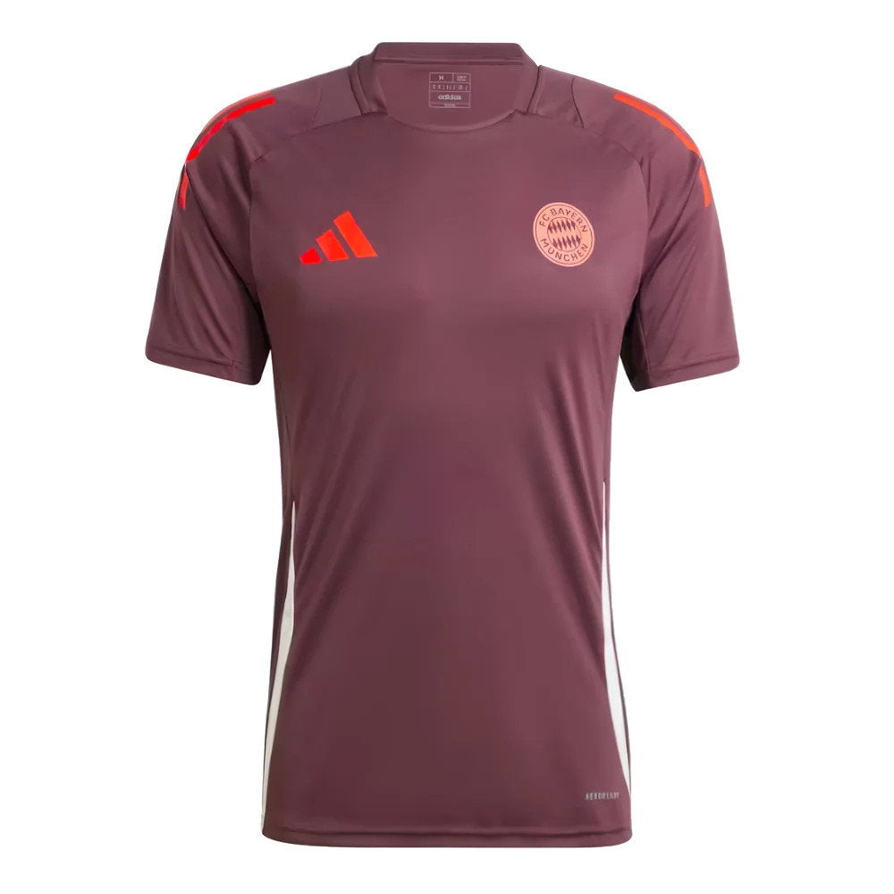 2024-2025 Bayern Munich Training Shirt (Shadow Maroon) (Muller 25)_3