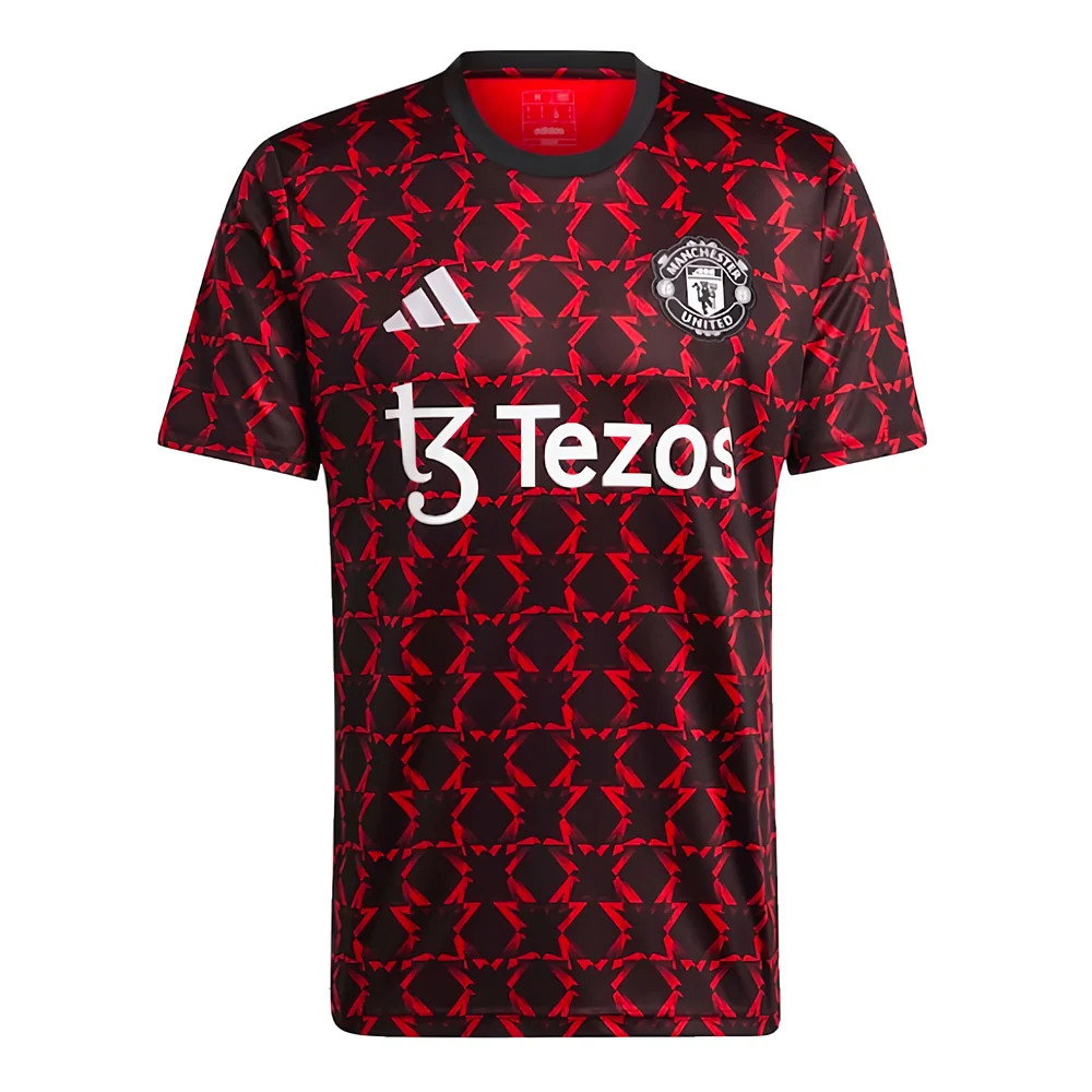 2024-2025 Man Utd Pre-Match Shirt (Black) (Antony 21)_3