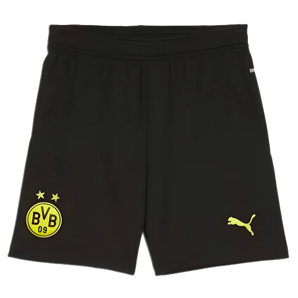 2024-2025 Borussia Dortmund Home Shorts (Black) - Kids_0