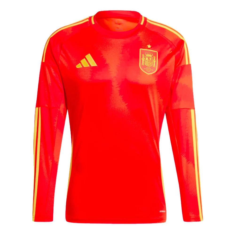 2024-2025 Spain Long Sleeve Home Shirt_0