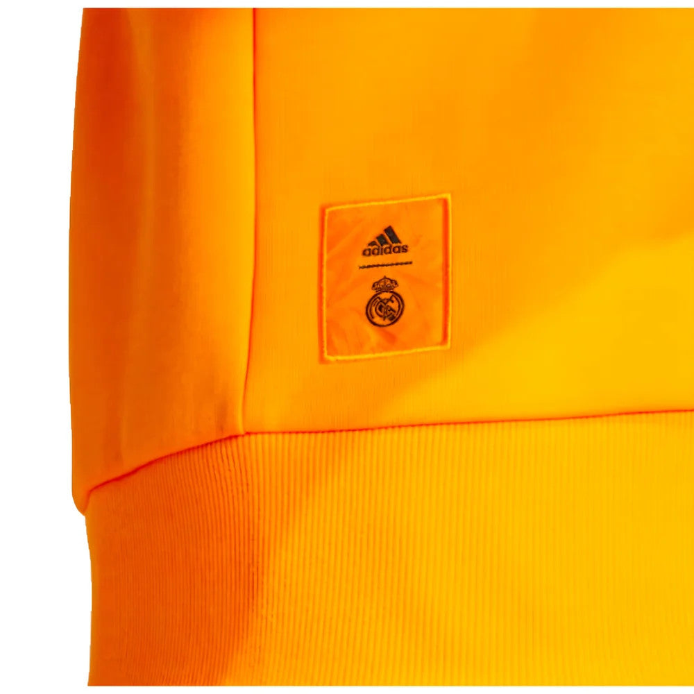 2024-2025 Real Madrid Seasonal Double Knit Crew (Orange)_2
