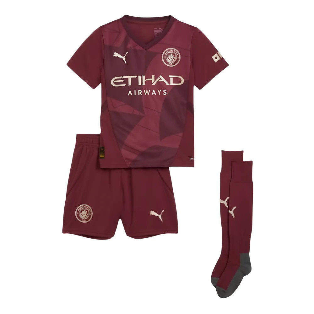 2024-2025 Man City Third Mini Kit (Haaland 9)_3