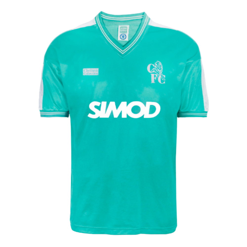 Chelsea 1987 Away Retro Football Shirt (Clarke 6)_3