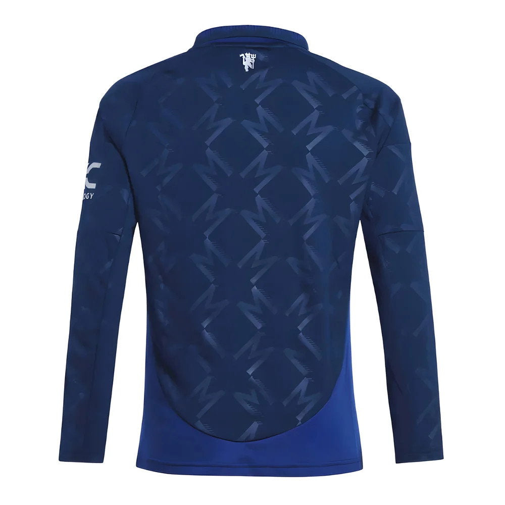 2024-2025 Man Utd Long Sleeve Away Shirt (Kids) (Scholes 18)_1