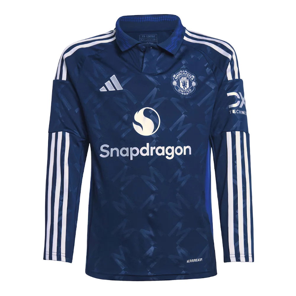 2024-2025 Man Utd Long Sleeve Away Shirt (Kids) (V.Nistelrooy 10)_3