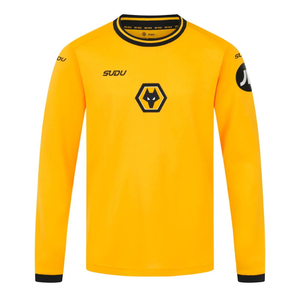 2024-2025 Wolves Long Sleeve Home Shirt (Kids) (Ait Nouri 3)_3