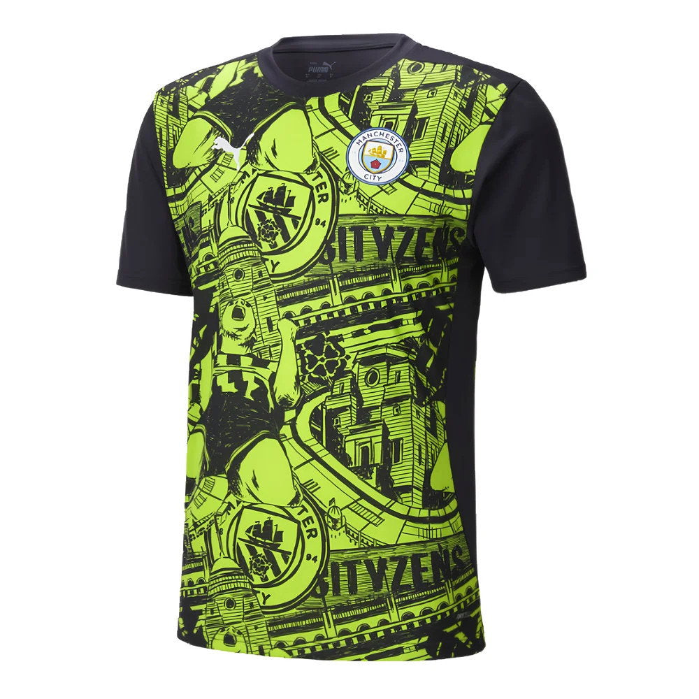 2024-2025 Man City Pre-Match Shirt (Yellow Glow) (Kovacic 8)_3