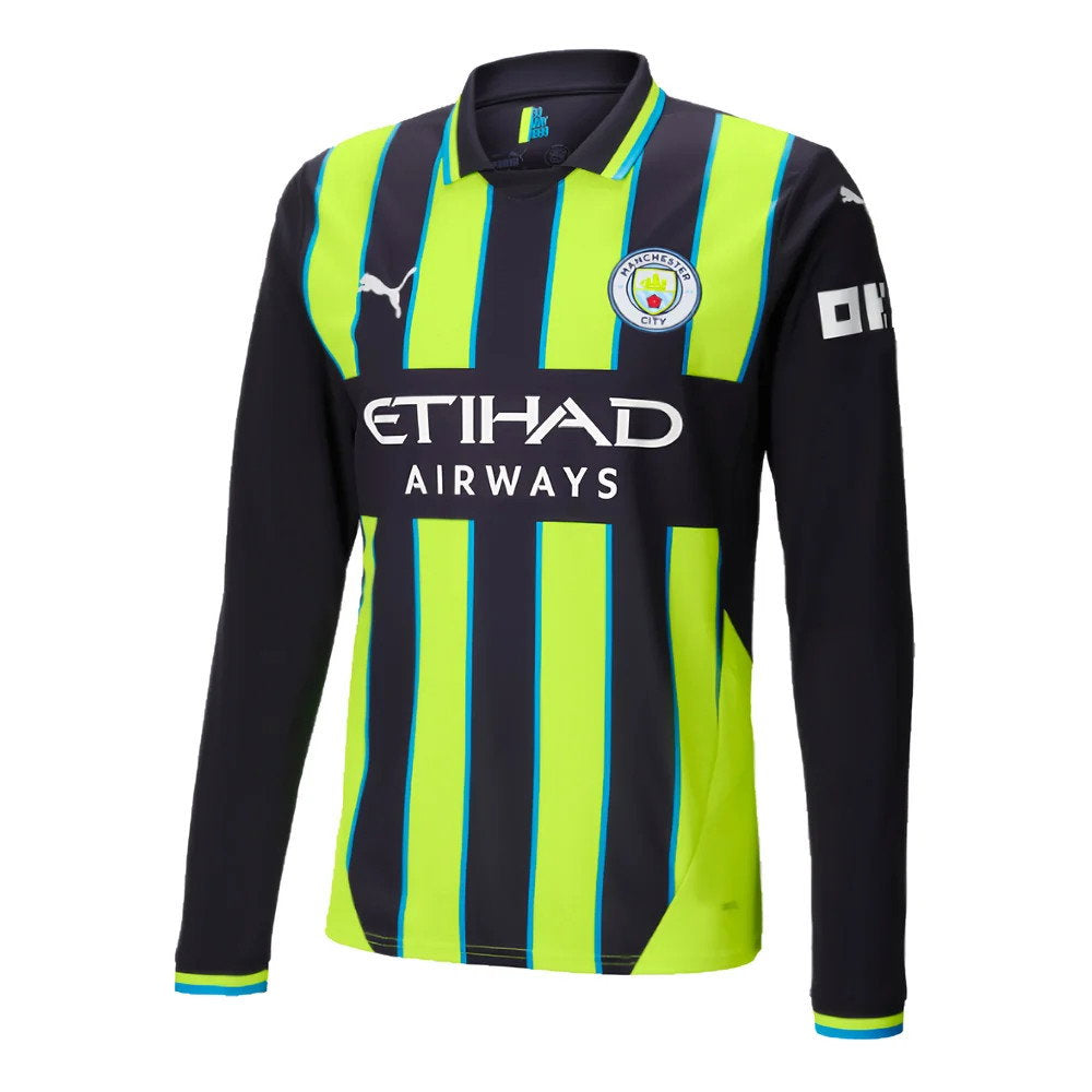 2024-2025 Man City Away Long Sleeve Shirt (Toure Yaya 42)_3