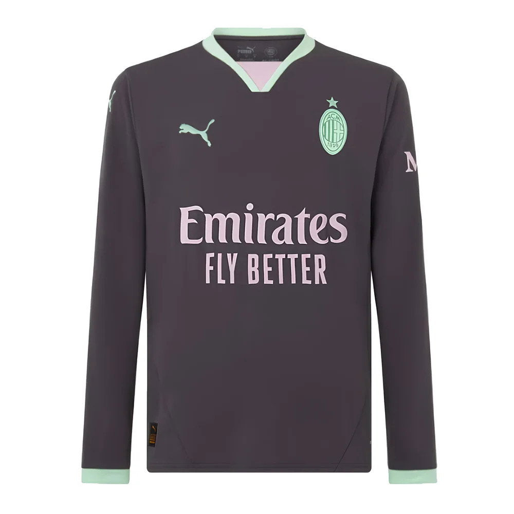 2024-2025 AC Milan Third Long Sleeve Shirt (Pavlovic 31)_3