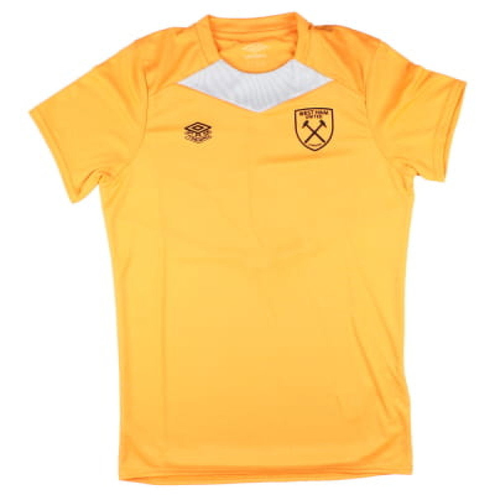 2024-2025 West Ham Training Jersey (Orange) - Kids (Kudus 14)_3