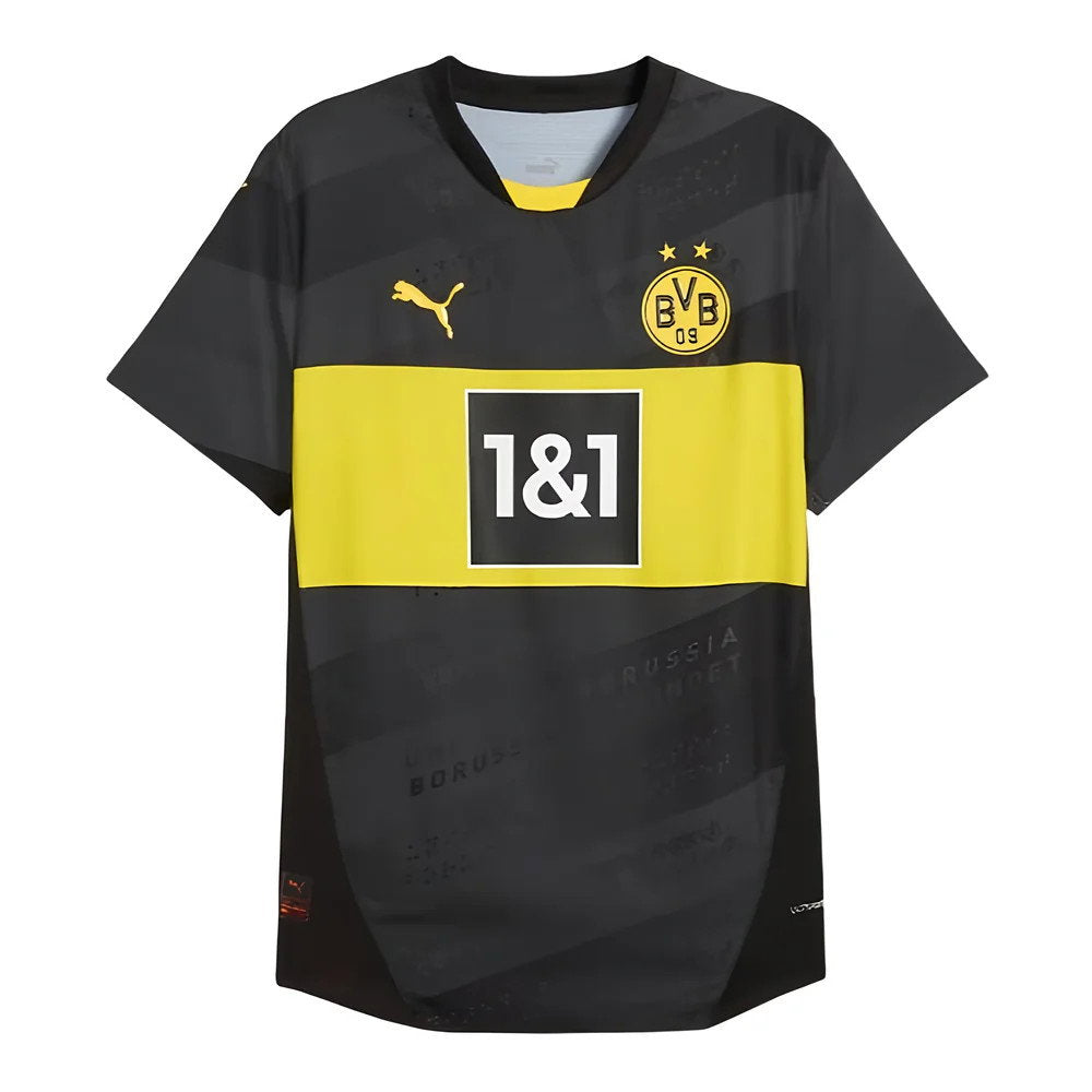 2024-2025 Borussia Dortmund Authentic Away Shirt (Haller 9)_2