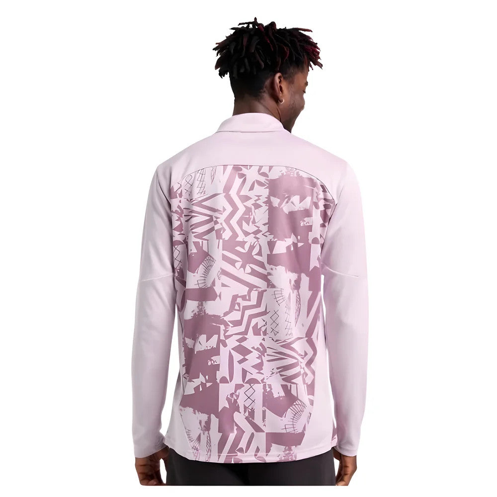 2024-2025 AC Milan Prematch 1/4 Zip Top (Grape)_1