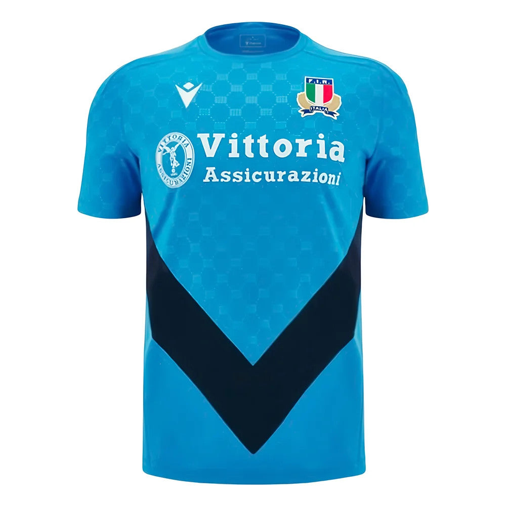 2024-2025 Italy Rugby Training Shirt (Blue)_0