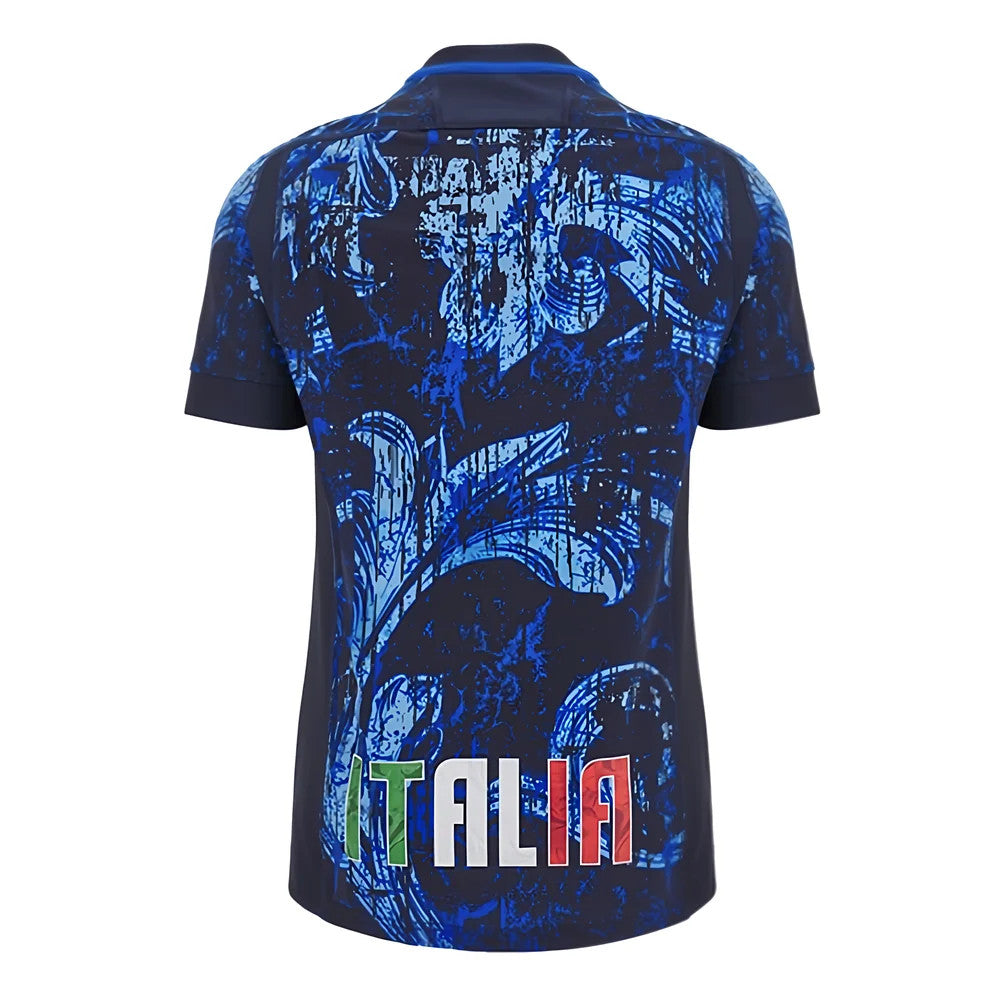 2024-2025 Italy Rugby Training Jersey (Navy)_1