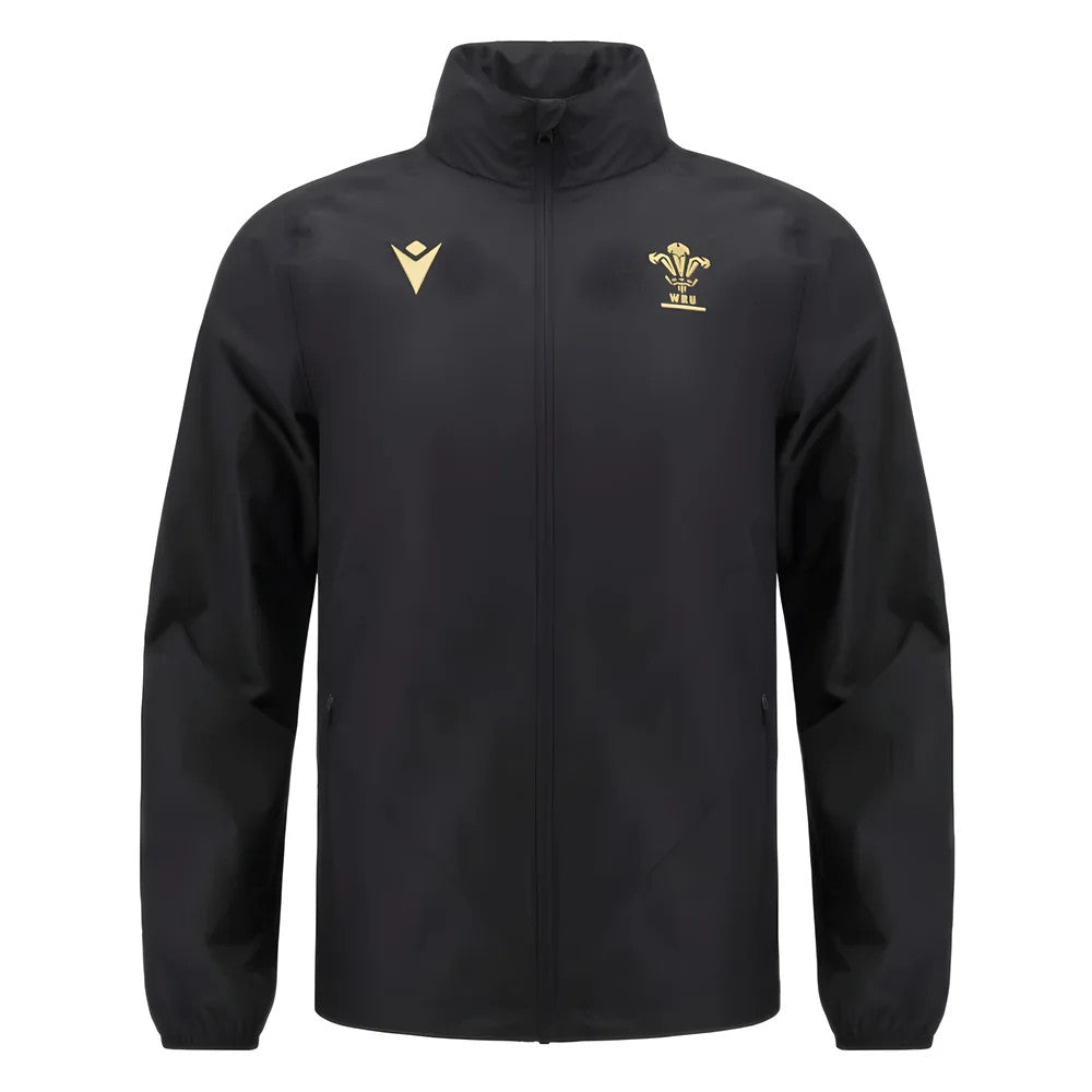 2024-2025 Wales Rugby Waterproof Mesh Jacket (Black)_0