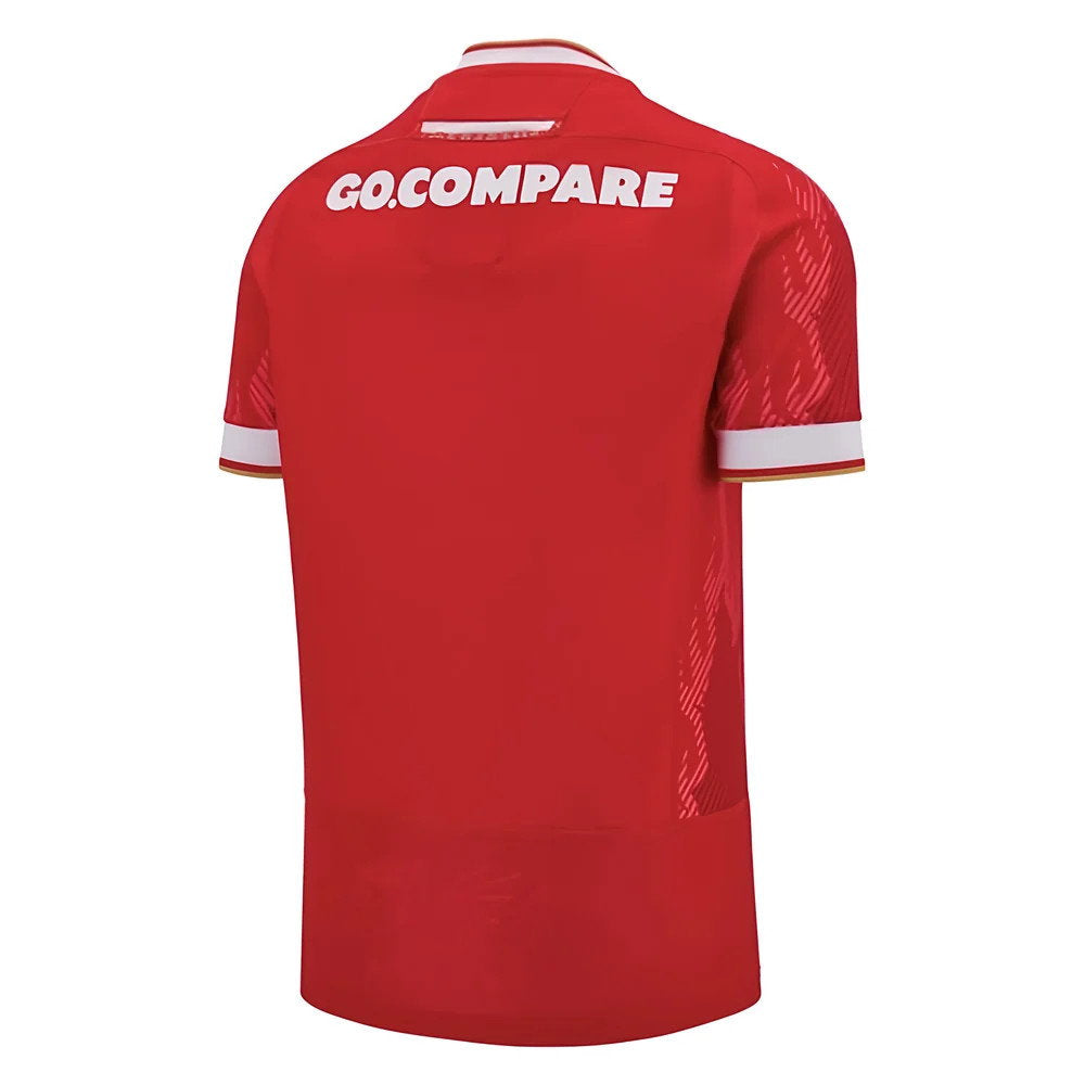 2024-2025 Wales Rugby Home Slim Fit Shirt (Tipuric 7)_1