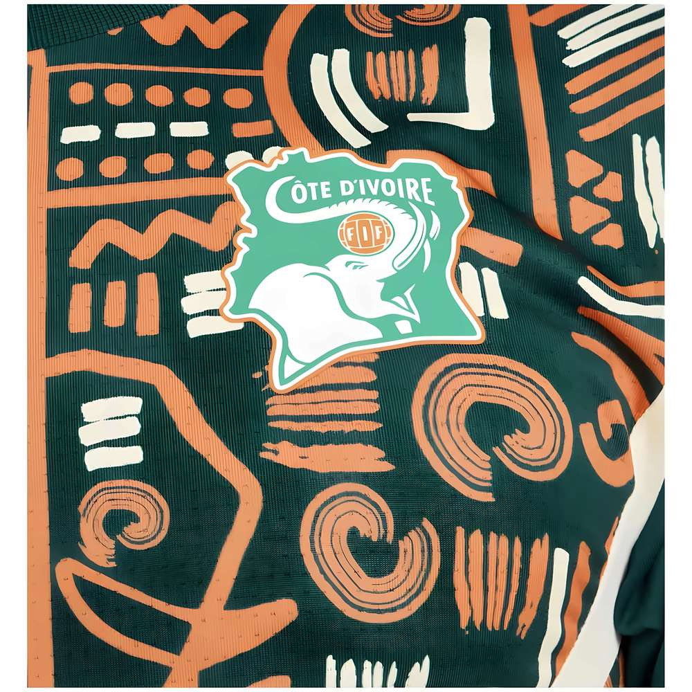 2024-2025 Ivory Coast Prematch SS Jersey (Dark Myrtle) (Boga 13)_5