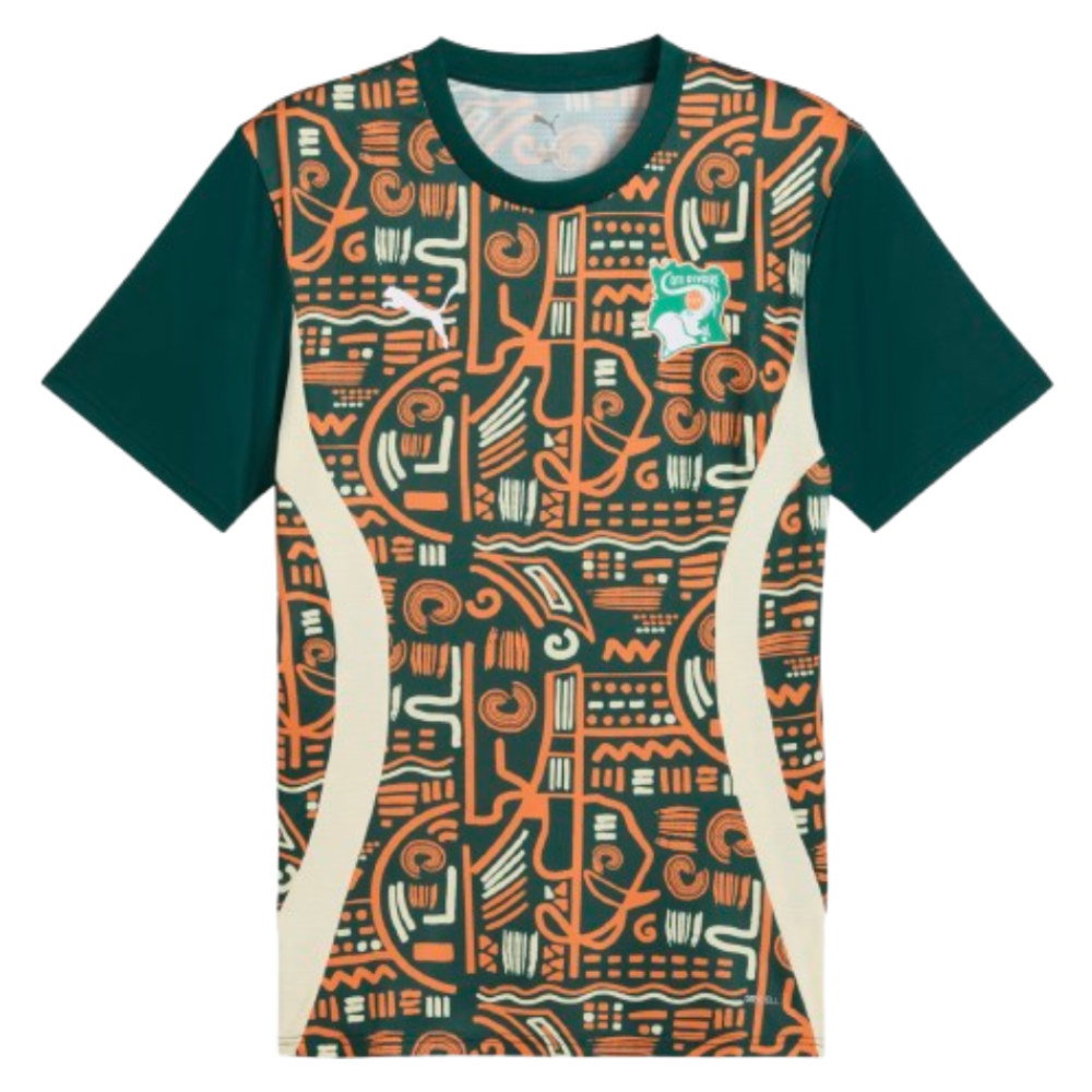 2024-2025 Ivory Coast Prematch SS Jersey (Dark Myrtle) (Boga 13)_3