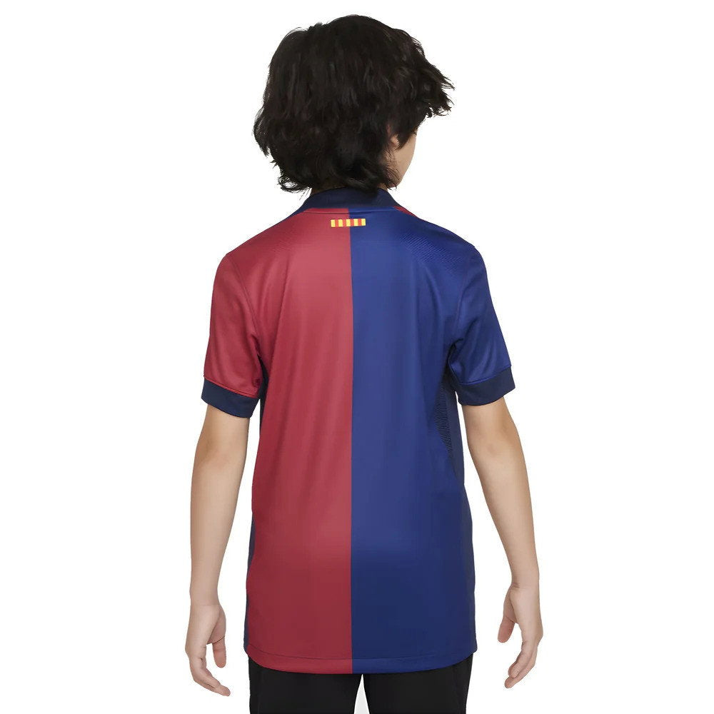 2024-2025 Barcelona Home Shirt (Sponsorless) - Kids (Gavi 6)_1