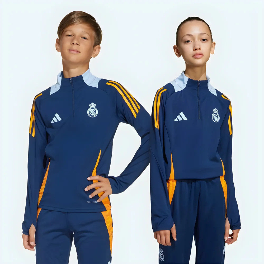 2024-2025 Real Madrid Training Top (Navy) - Kids_1
