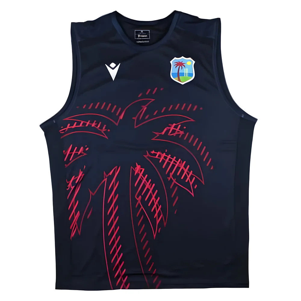 2025 West Indies Cricket Sleeveless Training Jersey (Navy)_0