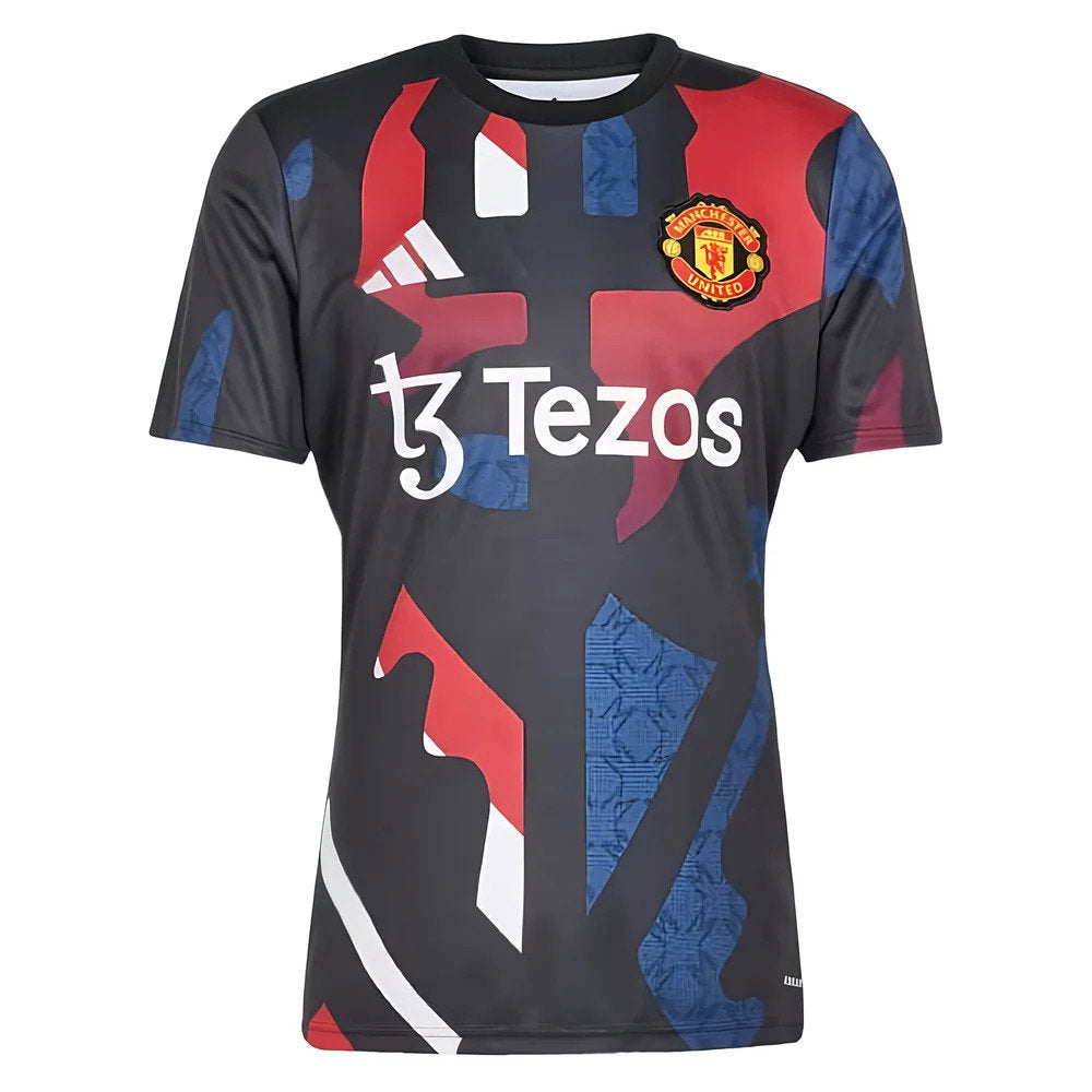2024-2025 Man Utd Pre-Match Jersey (Black) (Cantona 7)_3