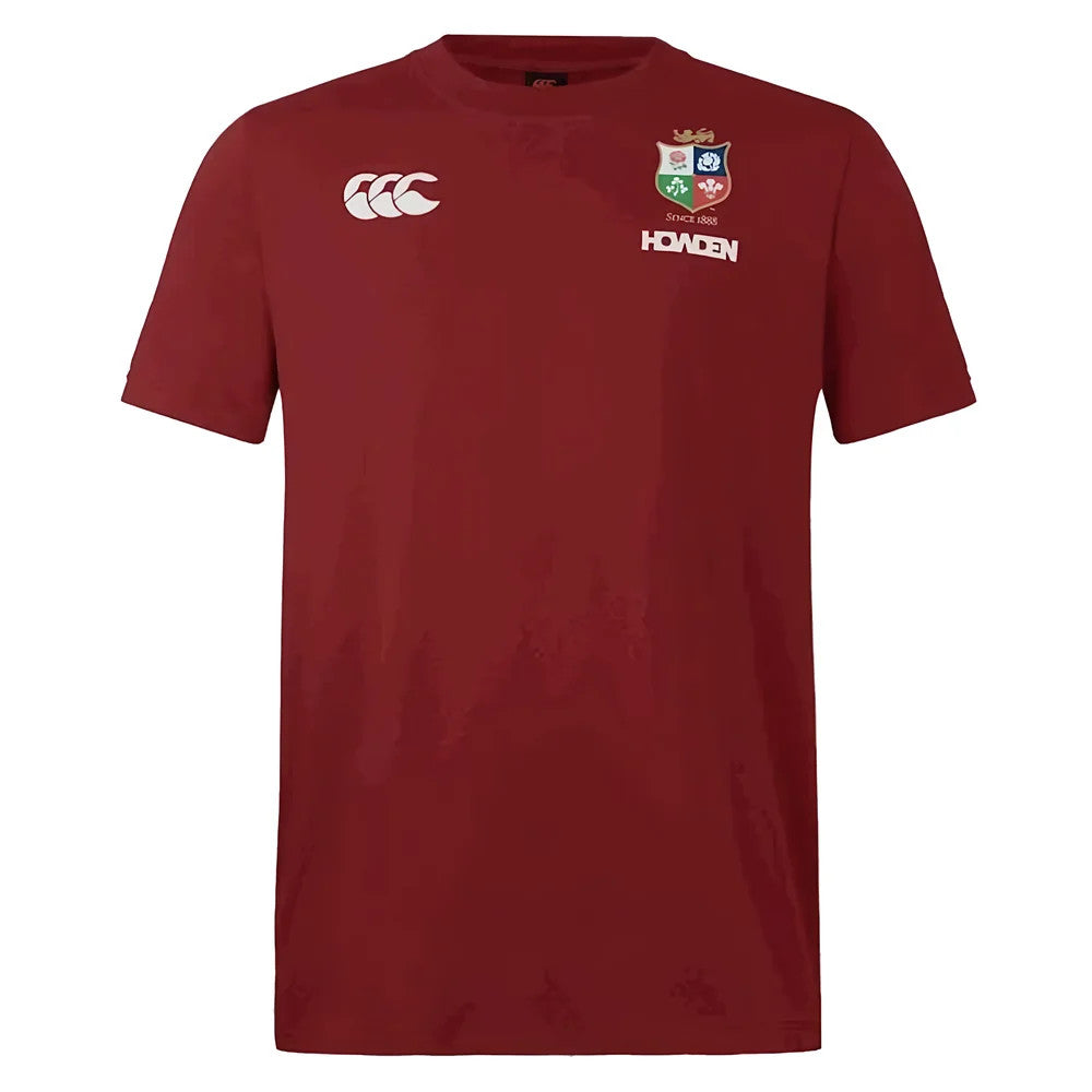 2025 British & Irish Lions Cotton Jersey T-Shirt (Red)_0