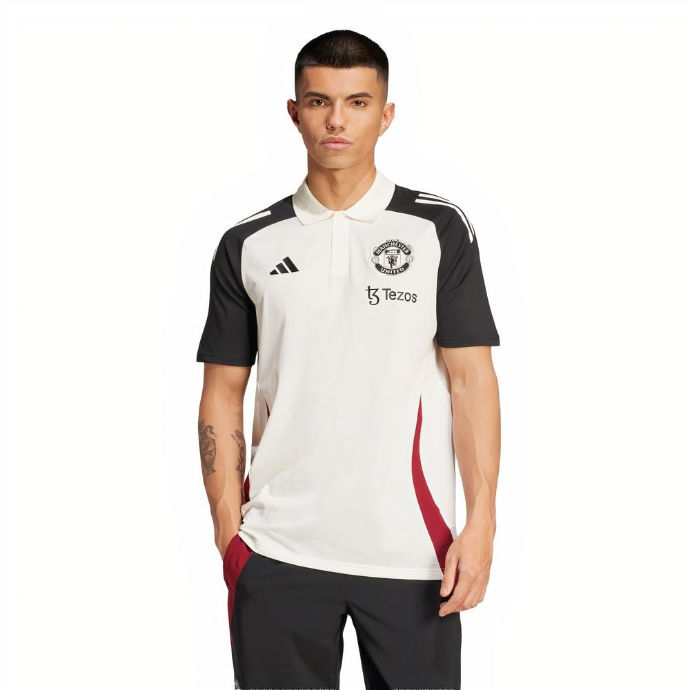 2024-2025 Man Utd Polo Shirt (Off White)_0