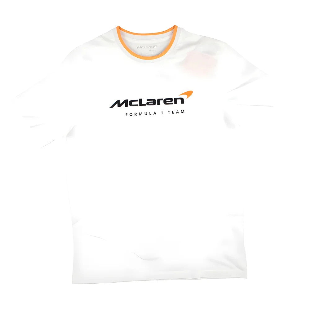 2025 McLaren F1 Mens Core Essentials T-Shirt - Bright White_0
