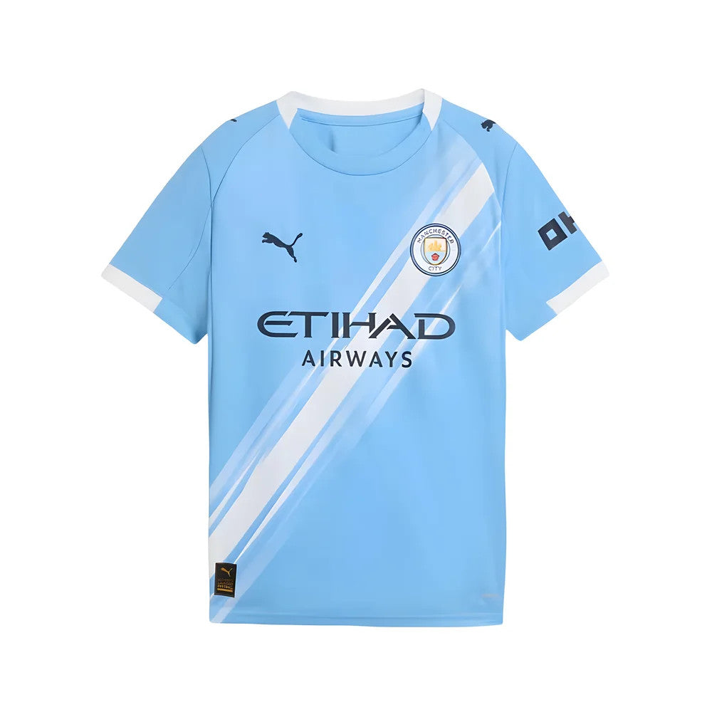 2025-2026 Man City Home Shirt (Kids)_0