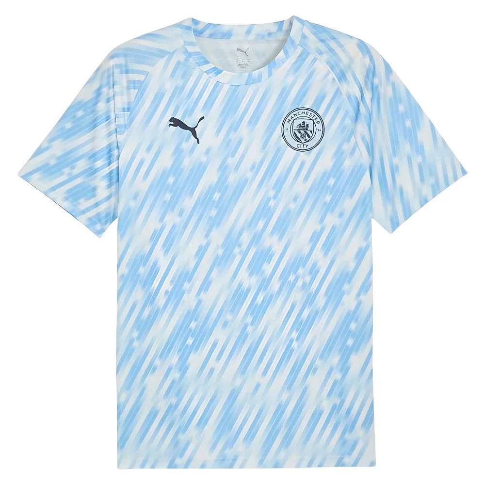 2025-2026 Man City Warm Up Jersey (Silver Sky) (Marmoush 7)_2