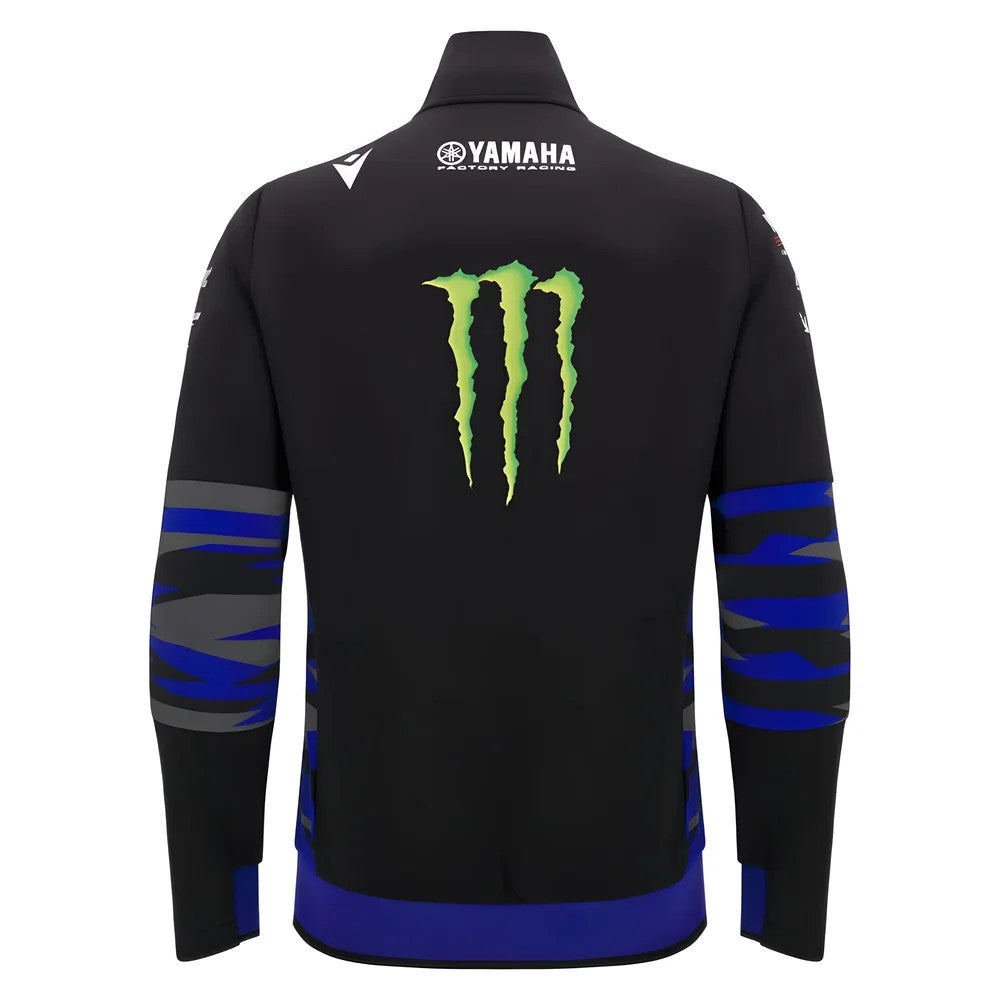 2025 Yamaha Racing Ath Team Full Zip Tech Sweat (Black)_2
